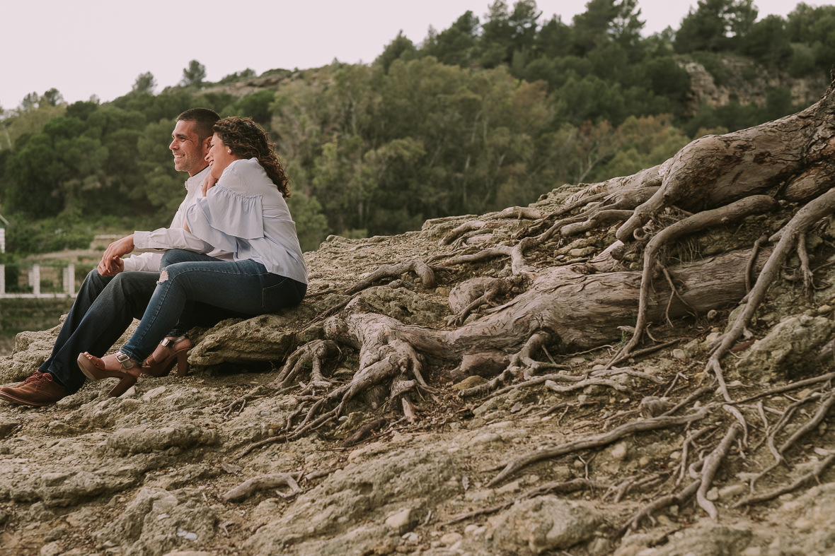 preboda Fotos de novios en pantano del Chorro