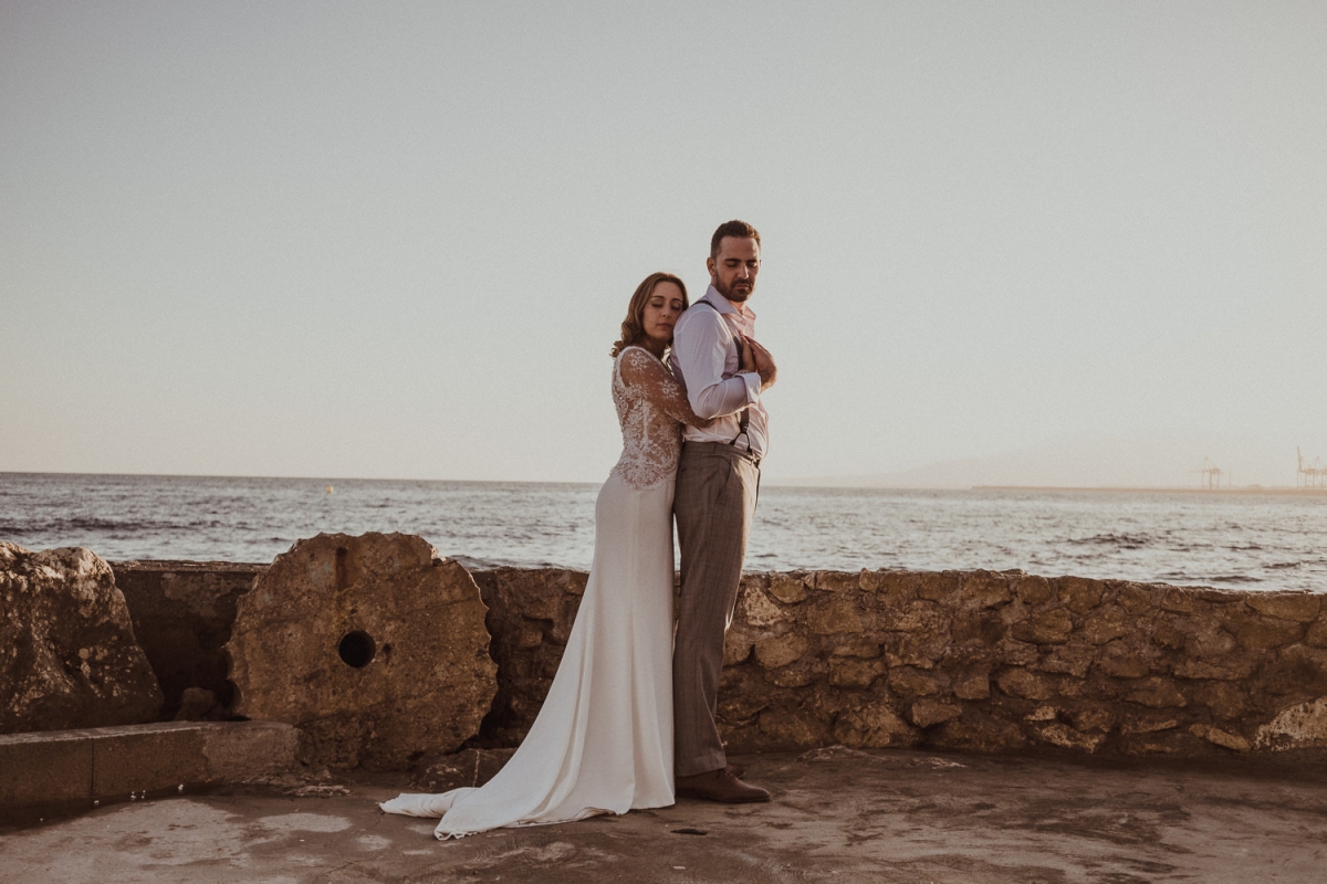 fotos de novios baños del Carmen